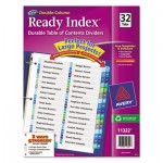 Avery Ready Index Customizable Table of Contents Double Column Dividers, 32-Tab, Ltr AVE11322