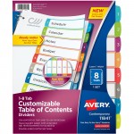 Avery Ready Index Table of Contents Dividers 11841