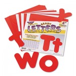 TREND Ready Letters Casual Combo Set, Red, 4"h, 182/Set TEPT79902