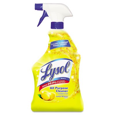 Lysol Ready-to-Use All-Purpose Cleaner, Lemon Breeze, 32oz Spray Bottle, 12/Carton RAC75352CT