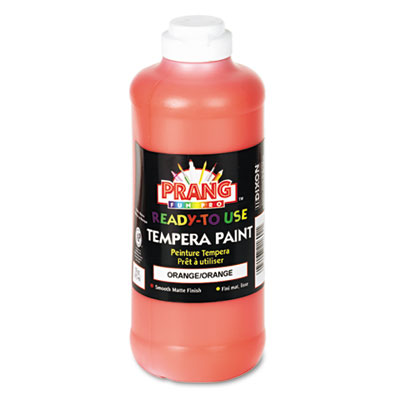 Prang Ready-to-Use Tempera Paint, Orange, 16 oz DIX21602