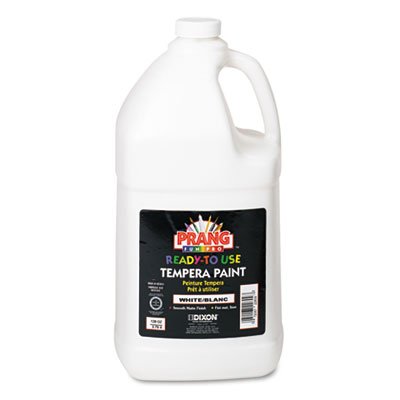 Prang Ready-to-Use Tempera Paint, White, 1 gal DIX22809