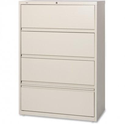 Receding Lateral File with Roll Out Shelves 43510