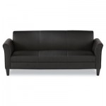 ALERL21LS10B Reception Lounge Furniture, 3-Cushion Sofa, 77w x 31-1/2d x 32h, Black ALERL21LS10B
