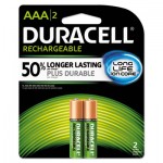 80232287 Rechargeable NiMH Batteries with Duralock Power Preserve Technology, AAA, 2/Pk DURNLAAA2BCD