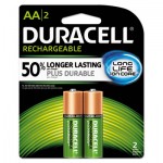 80232284 Rechargeable NiMH Batteries with Duralock Power Preserve Technology, AA, 2/Pk DURNLAA2BCD