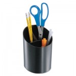 UNV08108 Recycled Big Pencil Cup, Plastic, 4 1/4 dia. x 5 3/4, Black UNV08108