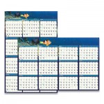 House of Doolittle Recycled Earthscapes Sea Life Scenes Reversible Wall Calendar, 24 x 37, 2021 HOD3969