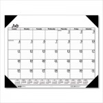 House of Doolittle Recycled Economy 14-Month Academic Desk Pad Calendar, 22 x 17, 2021-2022 HOD12502