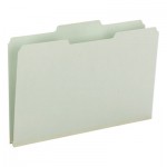 Smead Recycled Folders, One Inch Expansion, 1/3 Top Tab, Legal, Gray Green, 25/Box SMD18230
