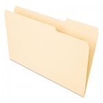 UNV15213 Recycled Interior File Folders, 1/3 Cut Top Tab, Legal, Manila, 100/Box UNV15213