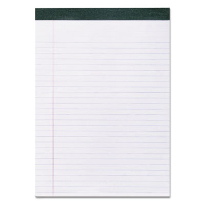 Roaring Spring Recycled Legal Pad, Wide/Legal Rule, 8.5 x 11, White, 40 Sheets, Dozen ROA74713