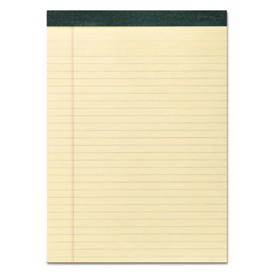 Roaring Spring Recycled Legal Pad, Wide/Legal Rule, 8.5 x 11, Canary, 40 Sheets, Dozen ROA74712