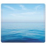 Fellowes Recycled Mouse Pad, Nonskid Base, 7 1/2 x 9, Blue Ocean FEL5903901