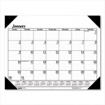 House of Doolittle 124-02 Recycled One-Color Refillable Monthly Desk Pad Calendar, 22 x 17, 2021 HOD124