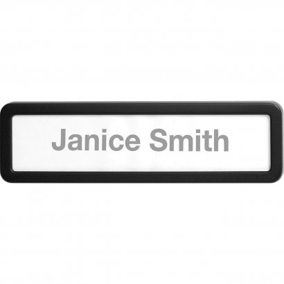 Lorell Recycled Plastic Cubicle Nameplate 80669