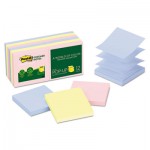 Post-It Greener Notes Recycled Pop-Up Notes Refill, 3 x 3, Helsinki, 100 Sheets/Pad, 12 Pads/PK MMMR330RP12AP