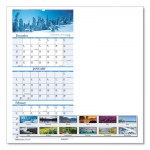 House of Doolittle Recycled Scenic Compact Three-Month Wall Calendar, 8 x 17, 2020-2022 HOD3636