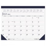 155HD Recycled Two-Color Academic 14-Month Desk Pad Calendar, 22 x 17, 2016-2017 HOD155HD