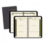 At-A-Glance 70100G0509 Recycled Weekly/Monthly Appointment Book, 4 7/8 x 8, Black, 2016 AAG70100G05