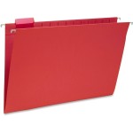 Red Colored Hanging Folders with Tabs 64167