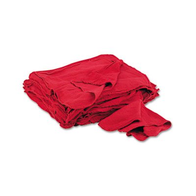 Red Shop Towels, Cloth, 14 x 15, 50/Pack UFSN900RST