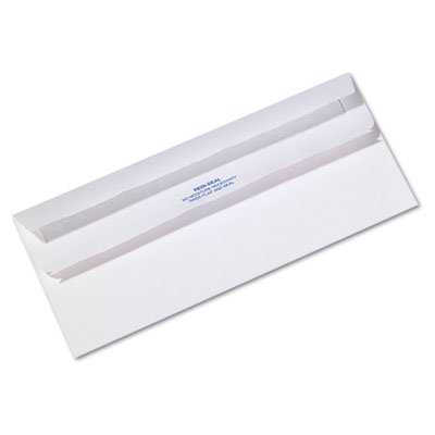 Quality Park Redi-Seal Envelope,#10, Contemporary, White, 500/Box QUA11118