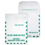 Quality Park Redi-Seal Insurance Envelope, First Class, Side Seam, 9 x 12 1/2, White, 100/Box QUA54692
