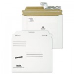 Quality Park Redi-Strip Economy Disk Mailer, 7 1/2 x 6 1/16, White, Recycled, 100/Carton QUA64117