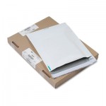 Quality Park Redi-Strip Poly Expansion Mailer, Side Seam, 13 x 16 x 2, White, 100/Carton QUA46393