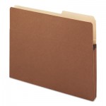 Smead Redrope Drop Front File Pockets, 1.75" Expansion, Letter Size, Redrope, 25/Box SMD73085