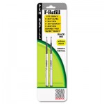 Zebra Refill for F-301, F-301 Ultra, F-402, 301A, Spiral Ballpoint, Med, Black, 2/Pack ZEB85412