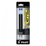 Pilot Refill for G2 Gel, Dr. Grip Gel/Ltd, ExecuGel G6, Q7, Ex Fine, Blue, 2/Pack PIL77233