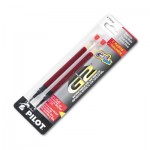 Pilot Refill for G2 Gel, Dr. Grip Gel/Ltd, ExecuGel G6, Q7, Fine Tip, Red, 2/Pack PIL77242