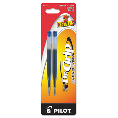 Pilot Refill for Pilot Dr. Grip Center of Gravity Pens, Medium Point, Blue Ink PIL77272