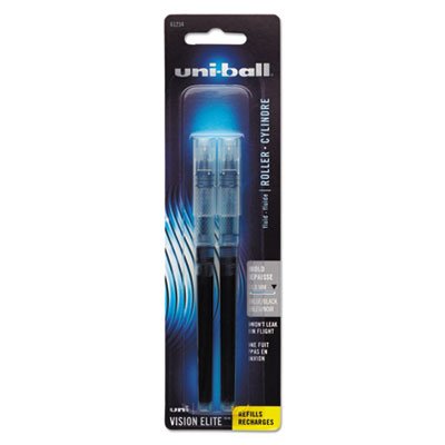 Uni-Ball Refill for uni-ball Vision Elite Roller Ball, Bold, One each Blue, Black SAN61234PP