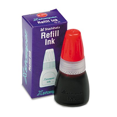 Xstamper Refill Ink for Xstamper Stamps, 10ml-Bottle, Red XST22111