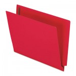 Pendaflex Reinforced End Tab Expansion Folder, Two Fasteners, Letter, Red, 50/Box PFXH10U13R