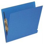 Pendaflex Reinforced End Tab Expansion Folder, Two Fasteners, Letter, Blue, 50/Box PFXH10U13BL