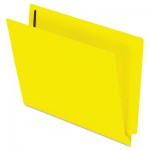 Pendaflex Reinforced End Tab Expansion Folders, Two Fasteners, Letter, Yellow, 50/Box PFXH10U13Y