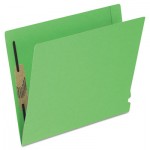 Pendaflex Reinforced End Tab Expansion Folders, Two Fasteners, Letter, Green, 50/Box PFXH10U13GR