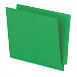 Pendaflex Reinforced End Tab Folders, Two Ply Tab, Letter, Green, 100/Box PFXH110DGR