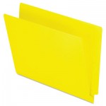 Pendaflex Reinforced End Tab Folders, Two Ply Tab, Letter, Yellow, 100/Box PFXH110DY