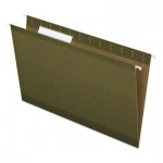 Pendaflex 04153 1/3 Reinforced Hanging File Folders, Legal Size, 1/3-Cut Tab, Standard Green, 25/Box PFX415313