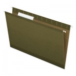 Pendaflex 04153 1/3 Reinforced Hanging File Folders, Legal Size, 1/3-Cut Tab, Standard Green, 25/Box PFX415313