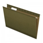 Pendaflex 04153 1/5 Reinforced Hanging File Folders, Legal Size, 1/5-Cut Tab, Standard Green, 25/Box PFX415315