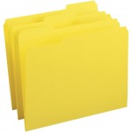 Business Source Reinforced Tab Colored File Folders 03173