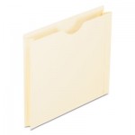 Pendaflex Reinforced Top File Jacket, 2 Inch Expansion, Letter, Manila, 50/Box PFX22200