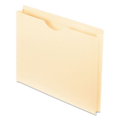 Pendaflex Reinforced Top Tab File Jacket, 1 1/2 Inch Expansion, Letter, Manila, 50/Box PFX22150