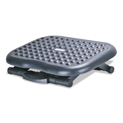 Relaxing Adjustable Footrest, 13 3/4w x 17 3/4d x 4 1/2 to 6 3/4h, Black ALEFS212